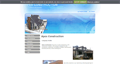Desktop Screenshot of apexconstructionuk.com